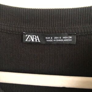 Black Zara tshirt dress